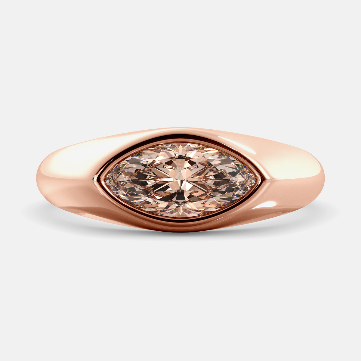 Brown Evil Eye Protection Ring