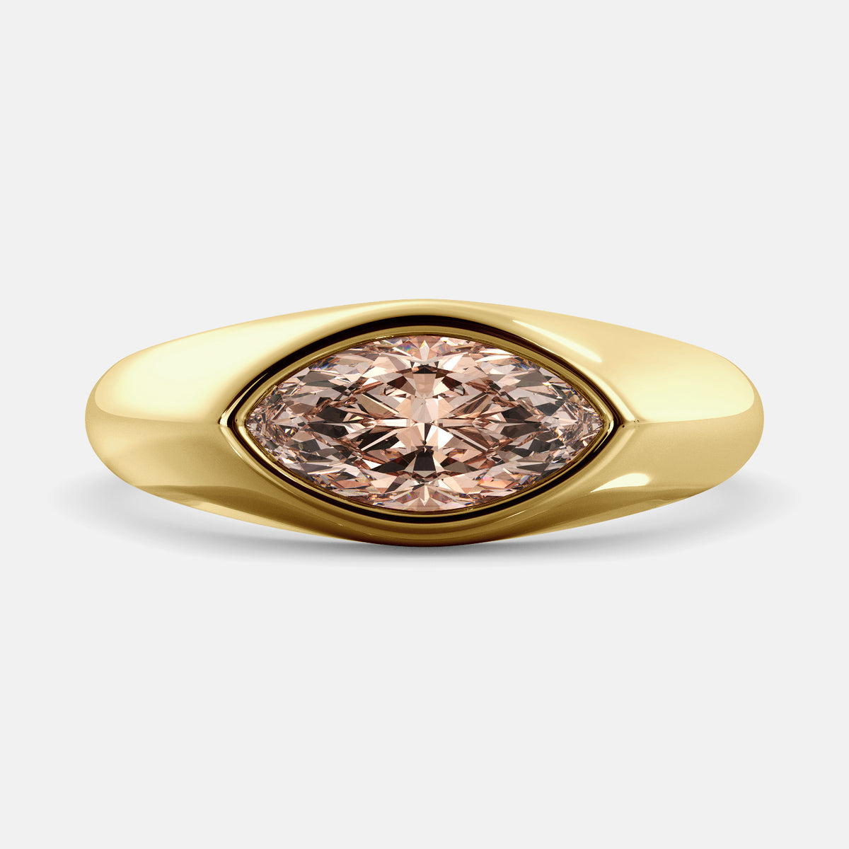 Brown Evil Eye Protection Ring