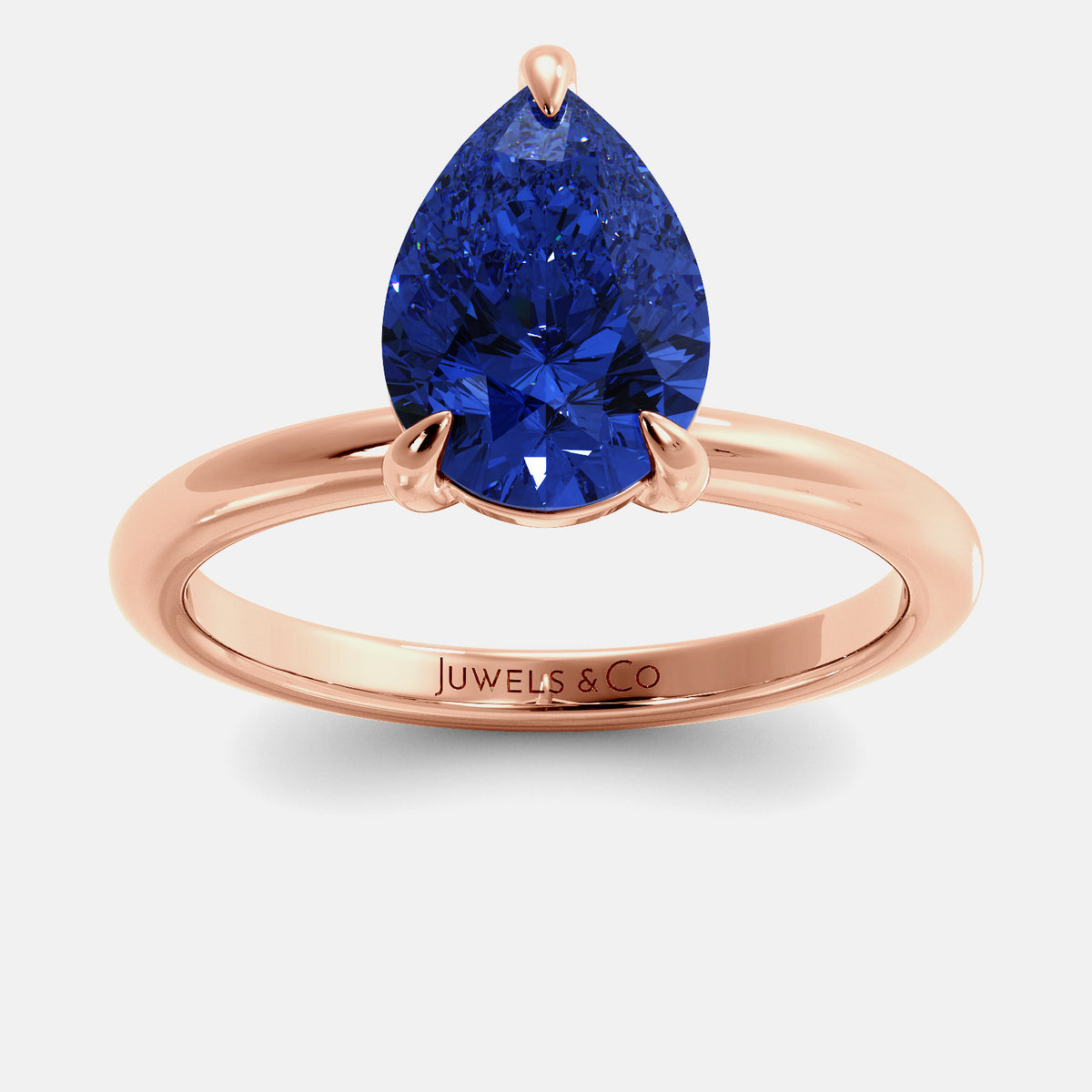 The One Pear-Cut Solitaire Ring