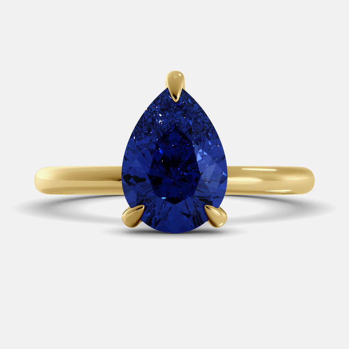 The One Pear-Cut Solitaire Ring