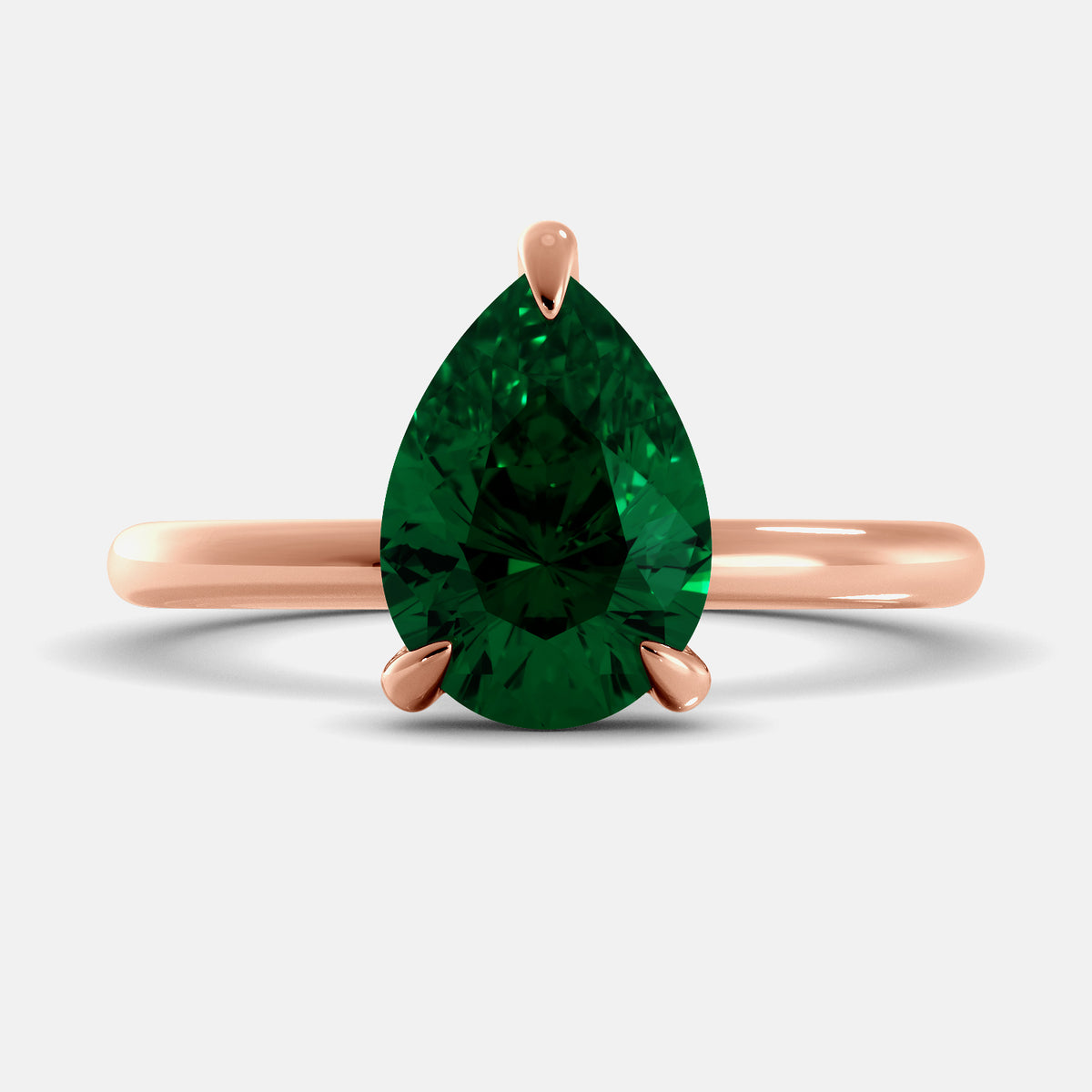 The One Pear-Cut Solitaire Ring