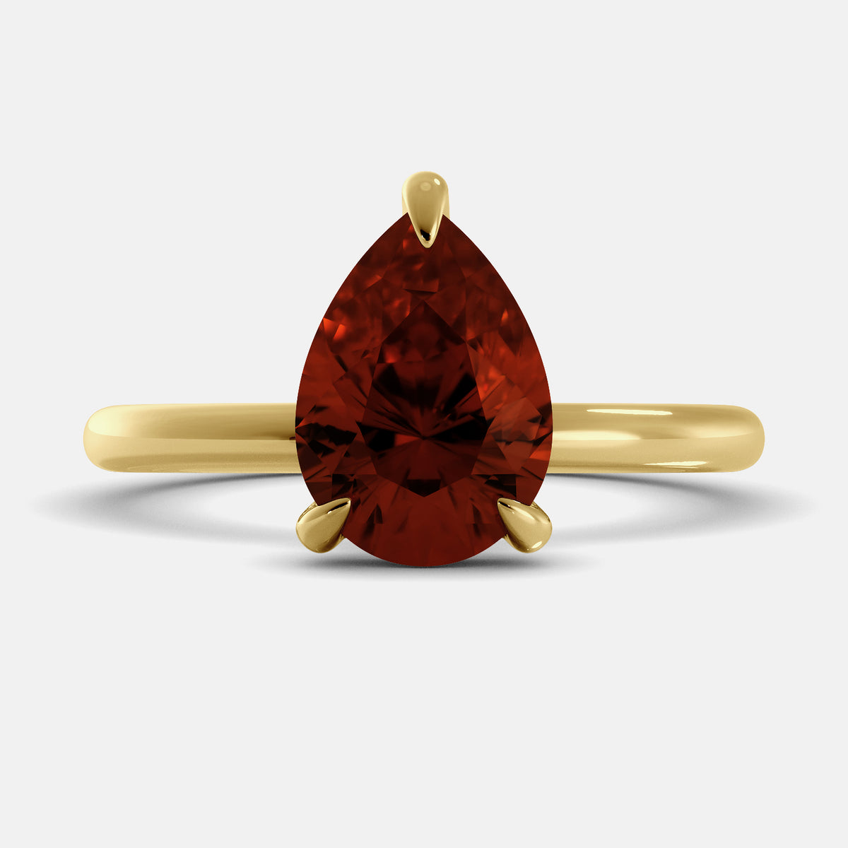 The One Pear-Cut Solitaire Ring