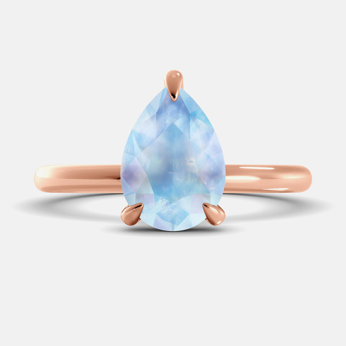 The One Pear-Cut Solitaire Ring