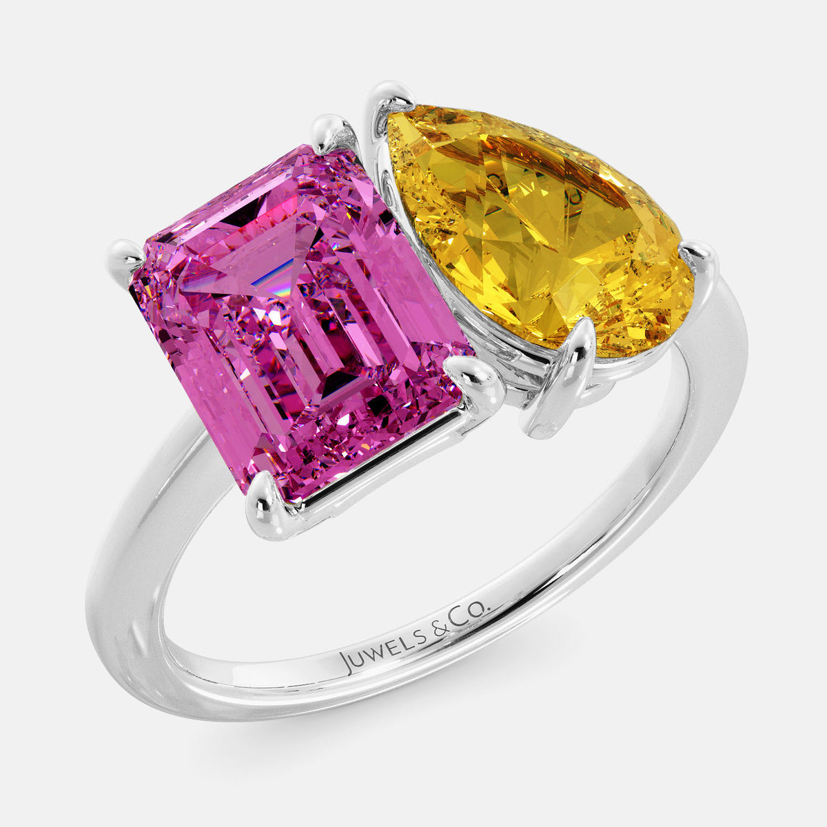 Ring Set October Birthstone Wedding Rings October Toi Et Moi