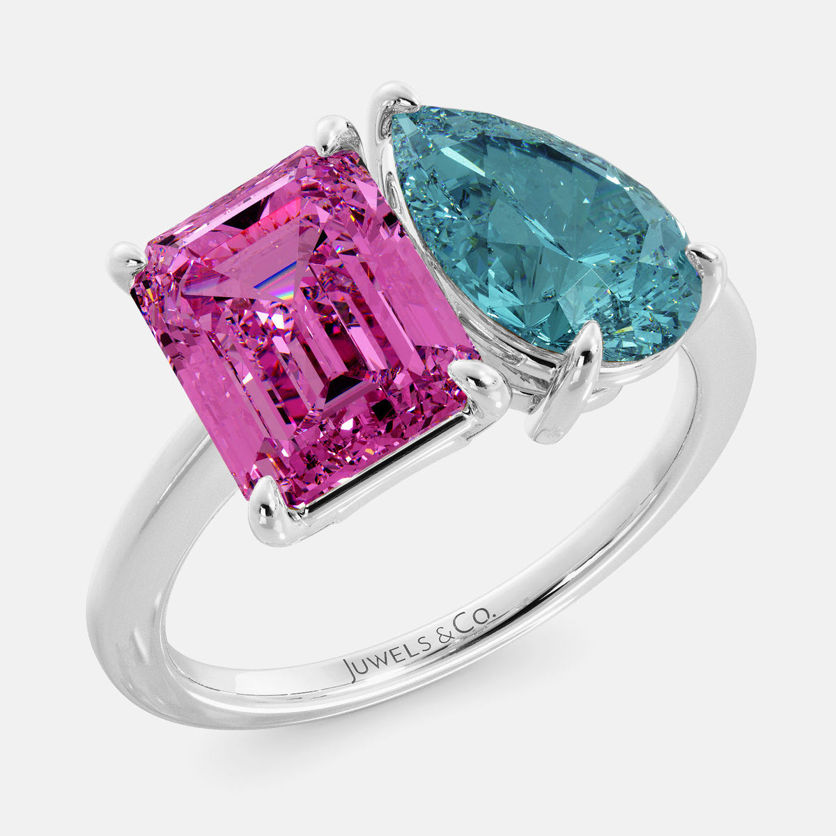 October Toi et Moi Ring