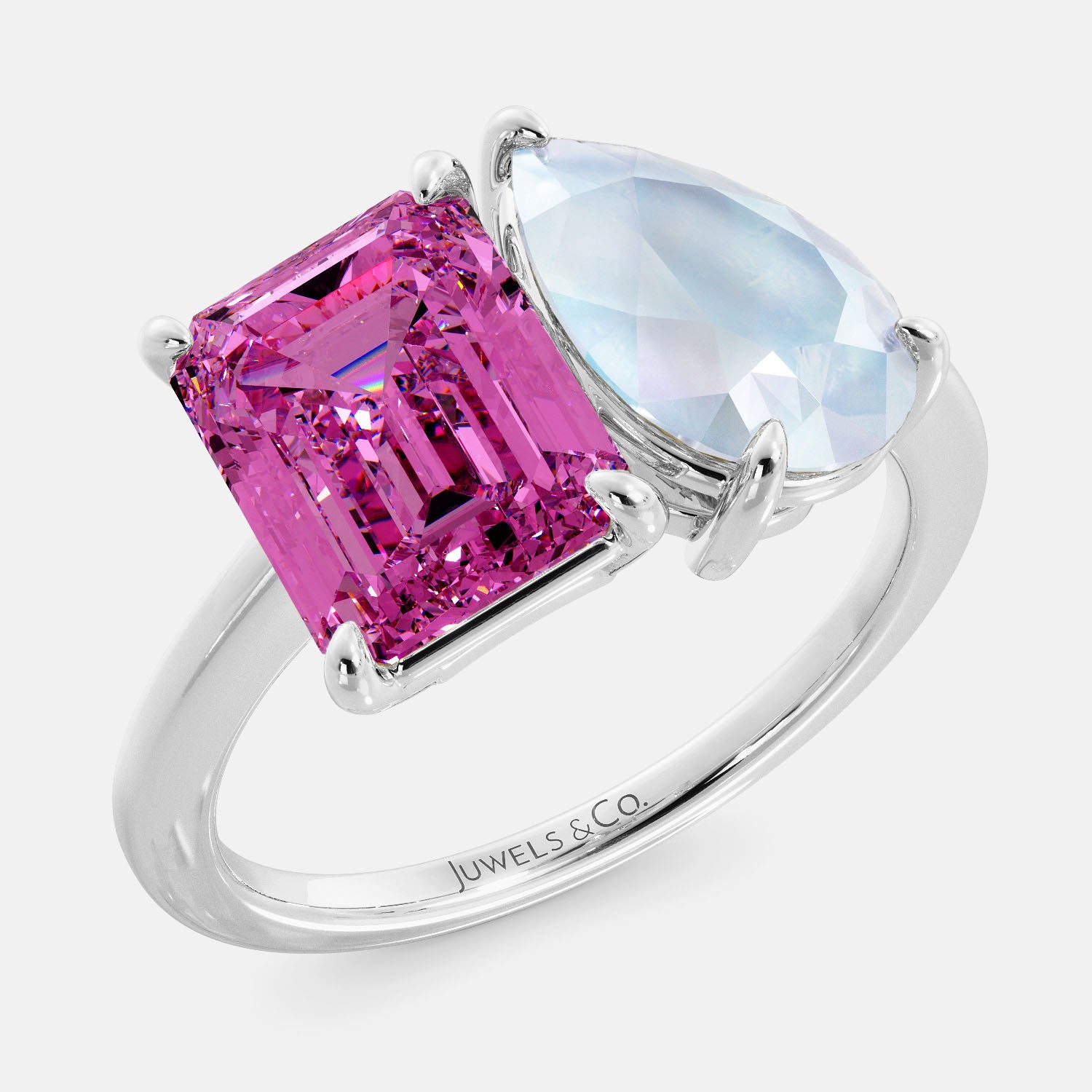 October X June Toi et Moi Birthstone Ring - Juwels & Co