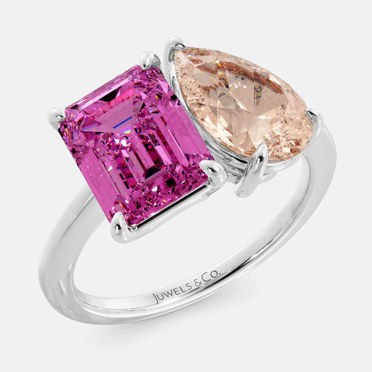 October Toi et Moi Ring