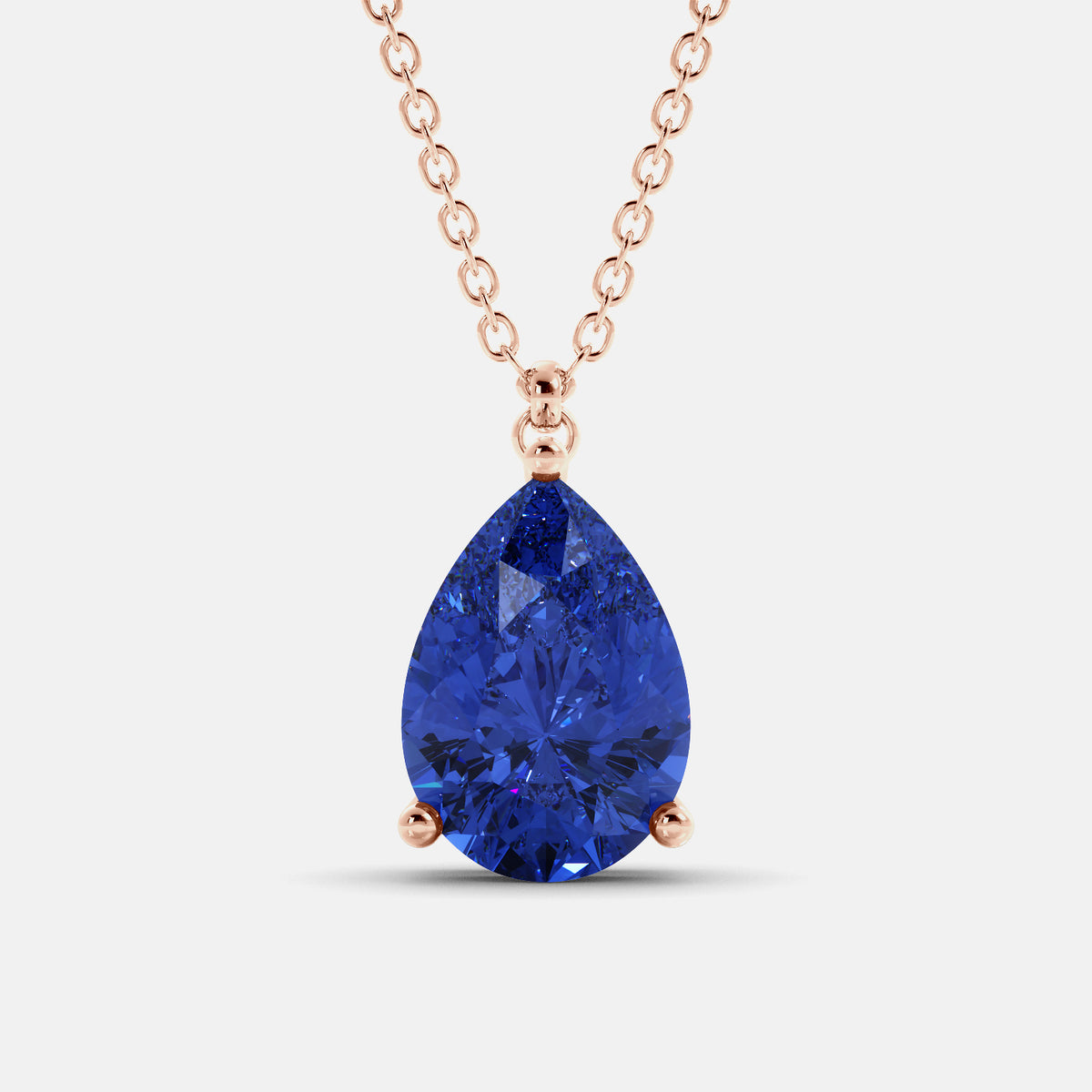 The One Pear-Cut Solitaire Necklace