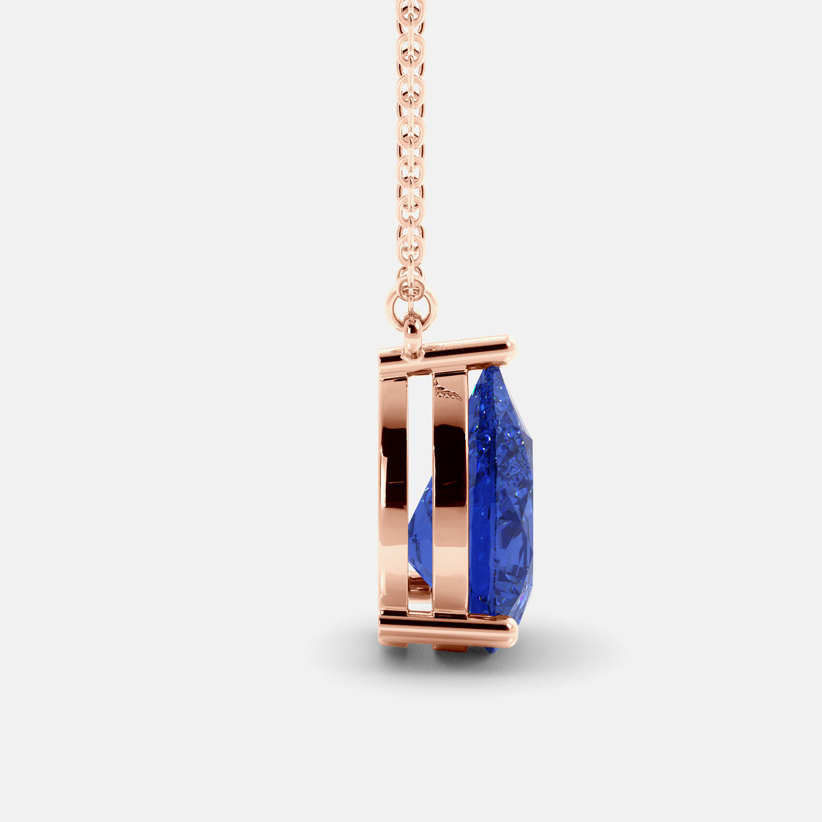 The One Pear-Cut Solitaire Necklace