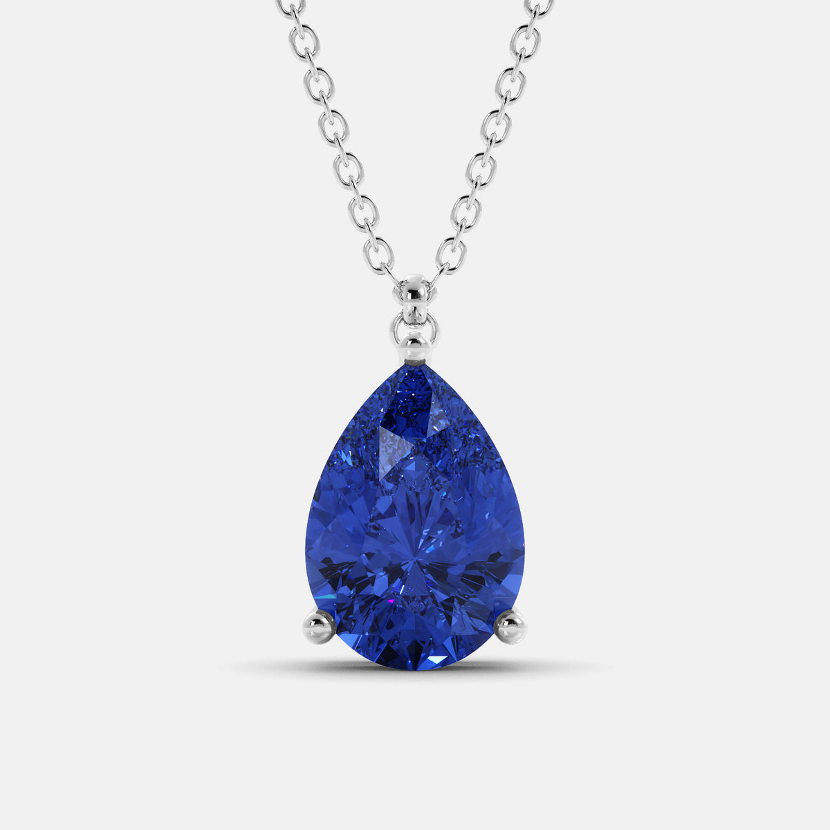 The One Pear-Cut Solitaire Necklace