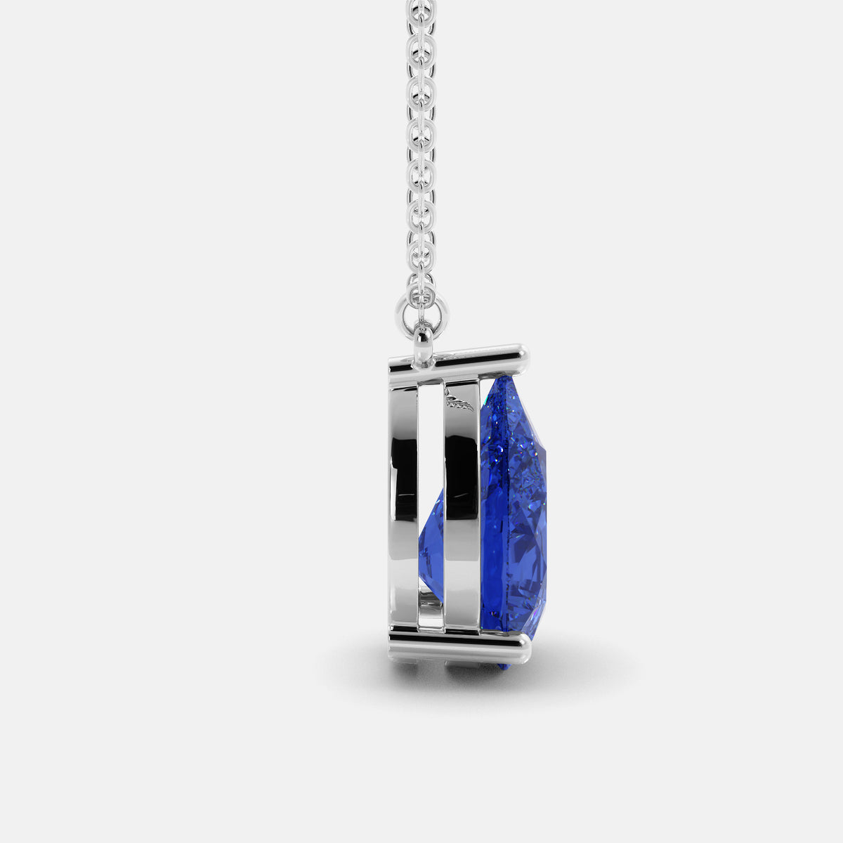The One Pear-Cut Solitaire Necklace