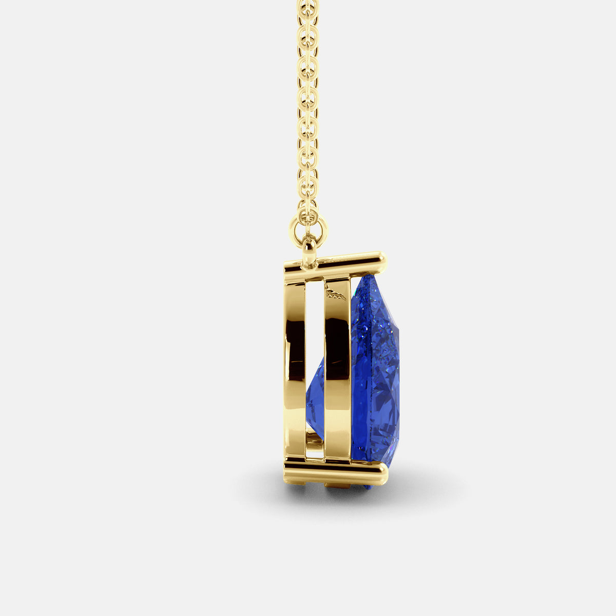 The One Pear-Cut Solitaire Necklace