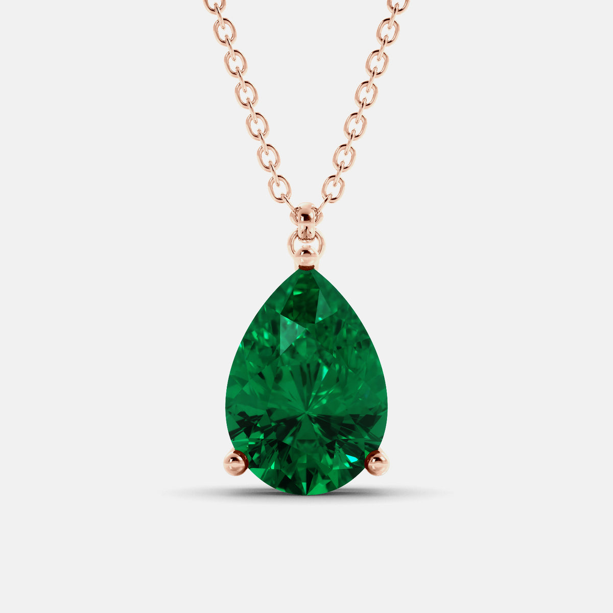 The One Pear-Cut Solitaire Necklace
