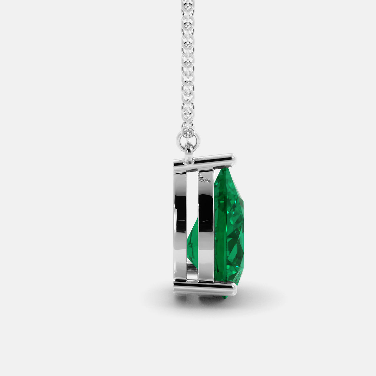 The One Pear-Cut Solitaire Necklace