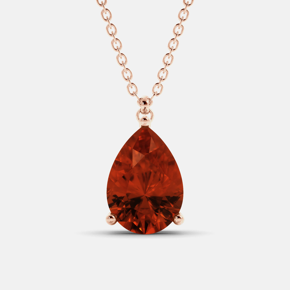 The One Pear-Cut Solitaire Necklace