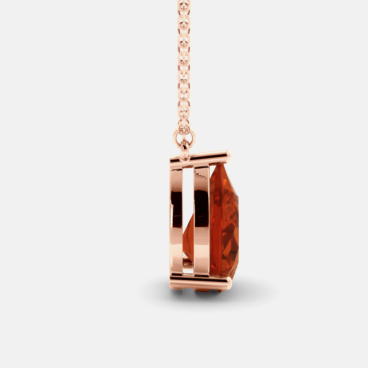 The One Pear-Cut Solitaire Necklace