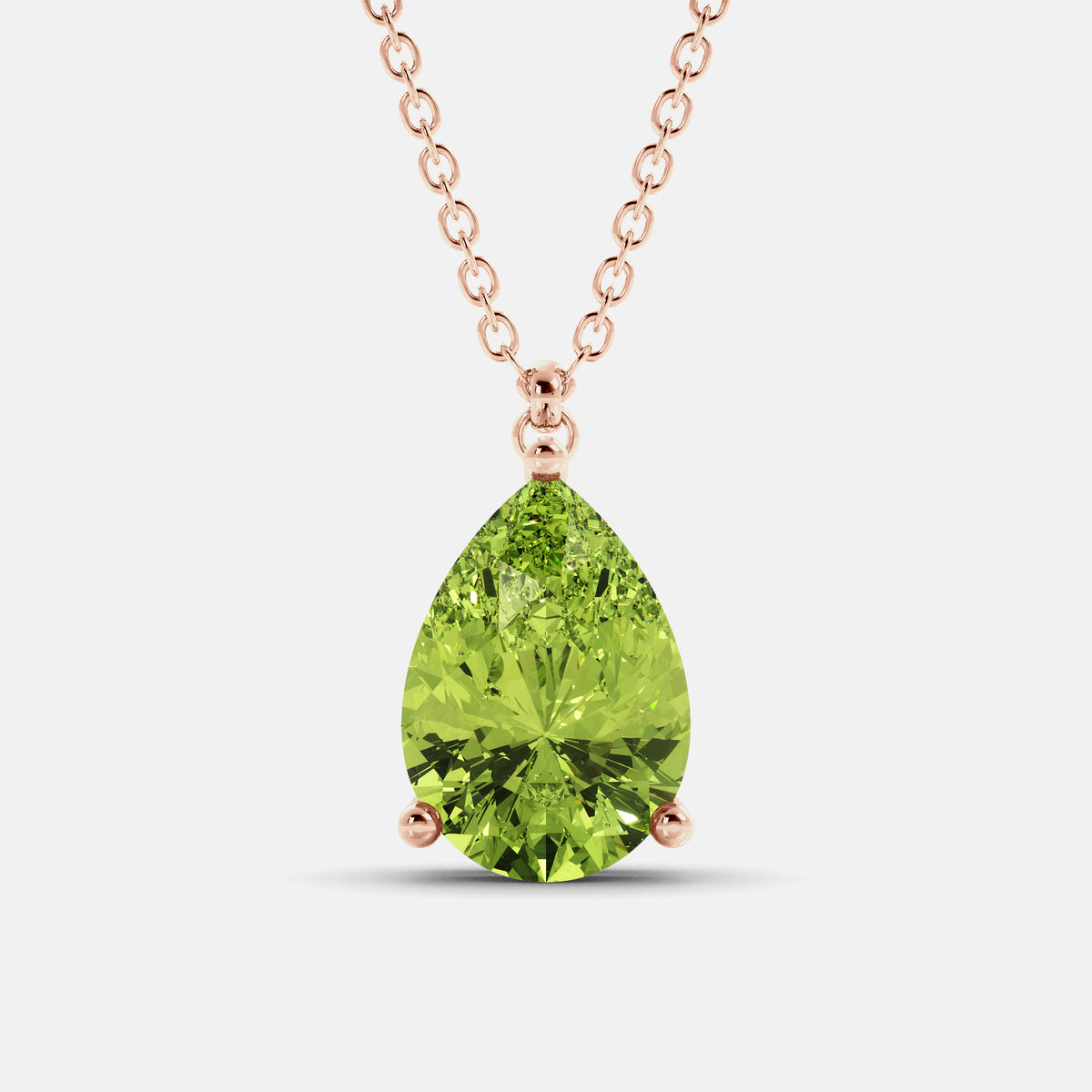 The One Pear-Cut Solitaire Necklace