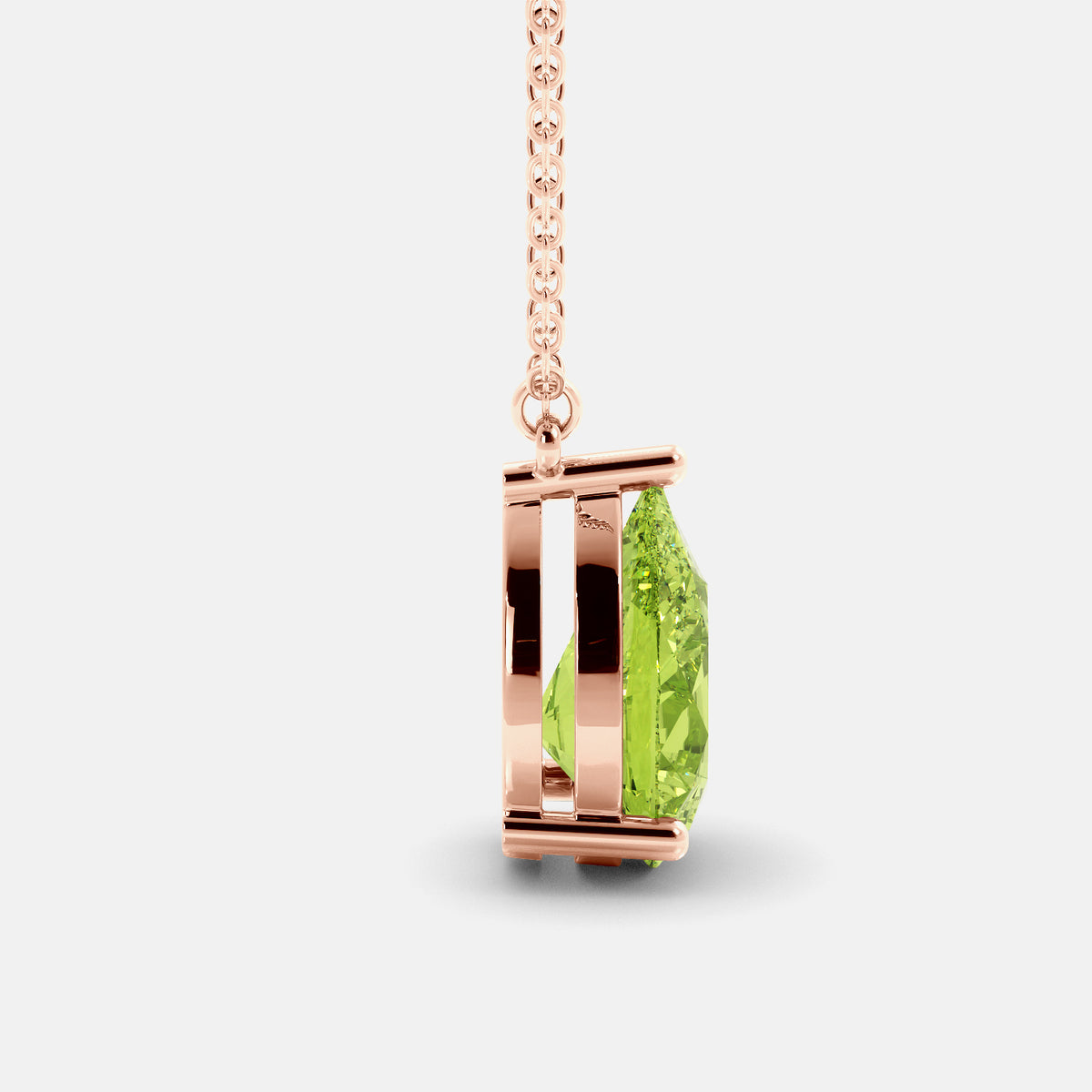 The One Pear-Cut Solitaire Necklace