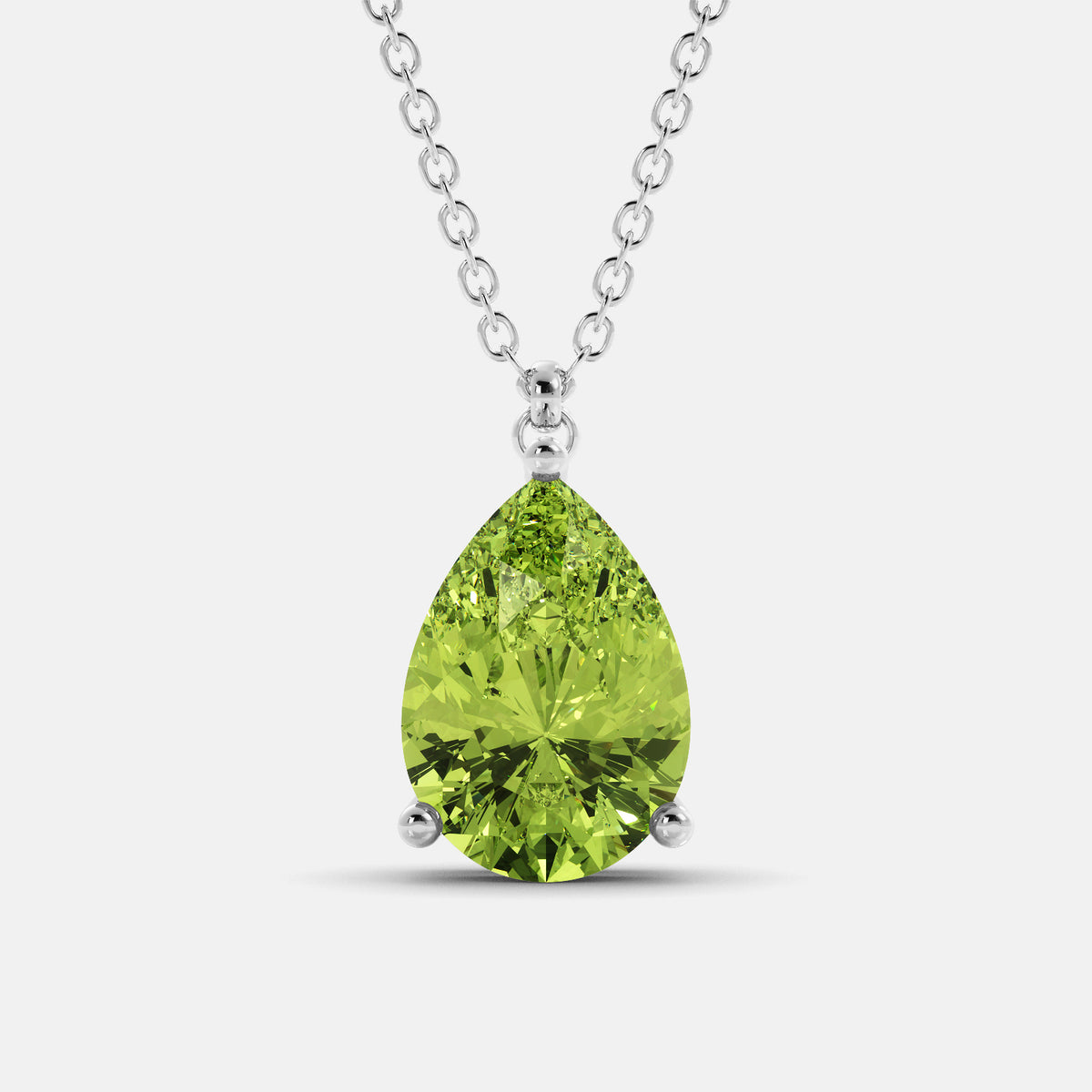The One Pear-Cut Solitaire Necklace