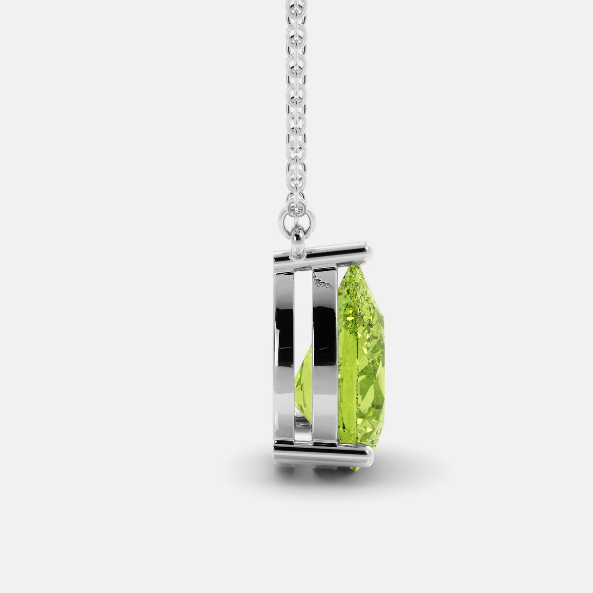 The One Pear-Cut Solitaire Necklace