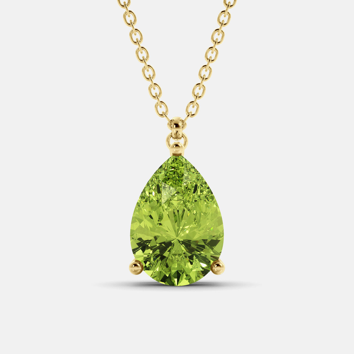 The One Pear-Cut Solitaire Necklace