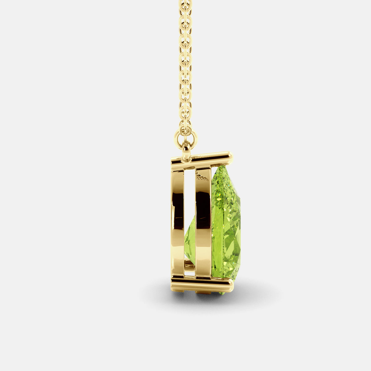 The One Pear-Cut Solitaire Necklace