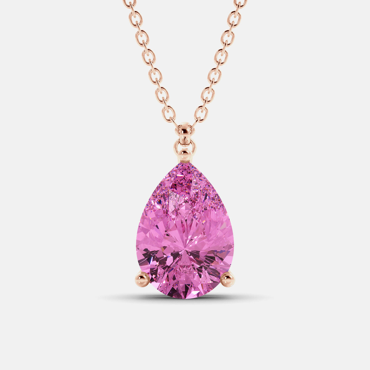 The One Pear-Cut Solitaire Necklace