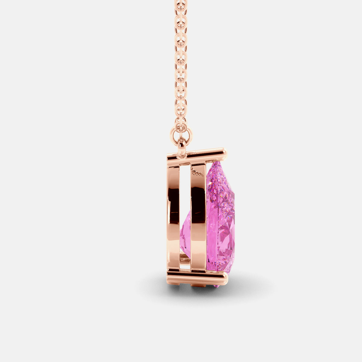 The One Pear-Cut Solitaire Necklace