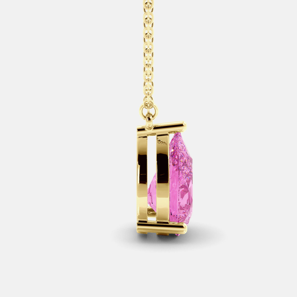 The One Pear-Cut Solitaire Necklace