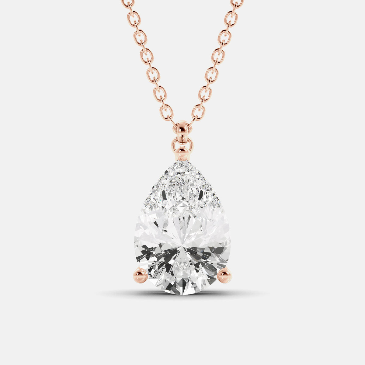 The One Pear-Cut Solitaire Necklace