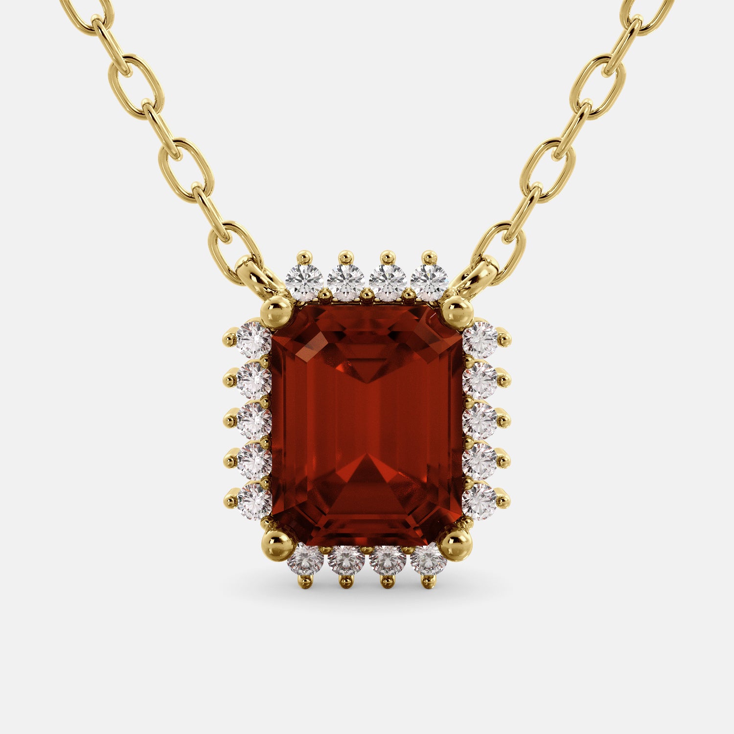 Yellow Gold / January (Garnet) / 4.5 ct