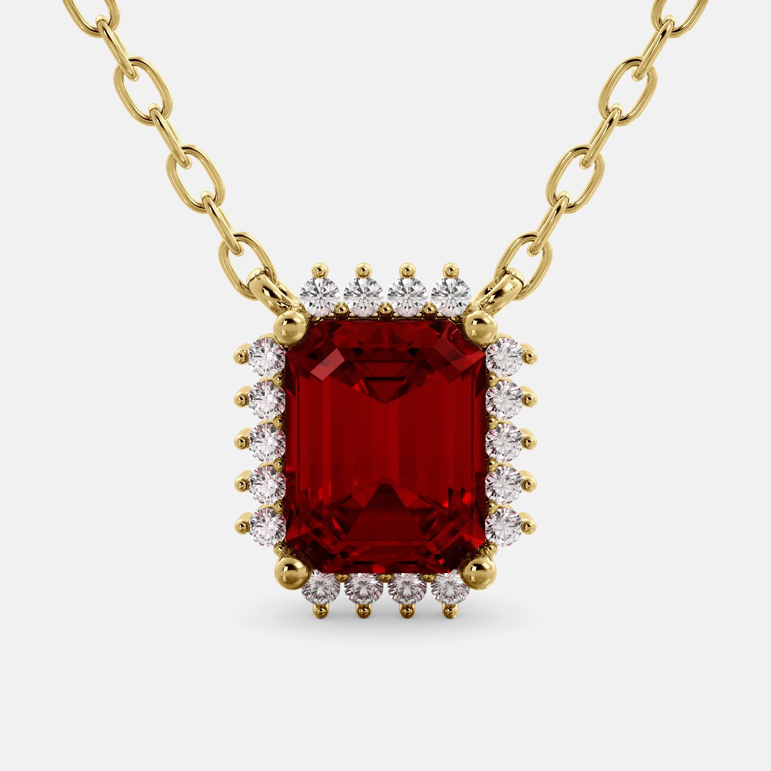 Yellow Gold / January (Garnet) / 4.5 ct