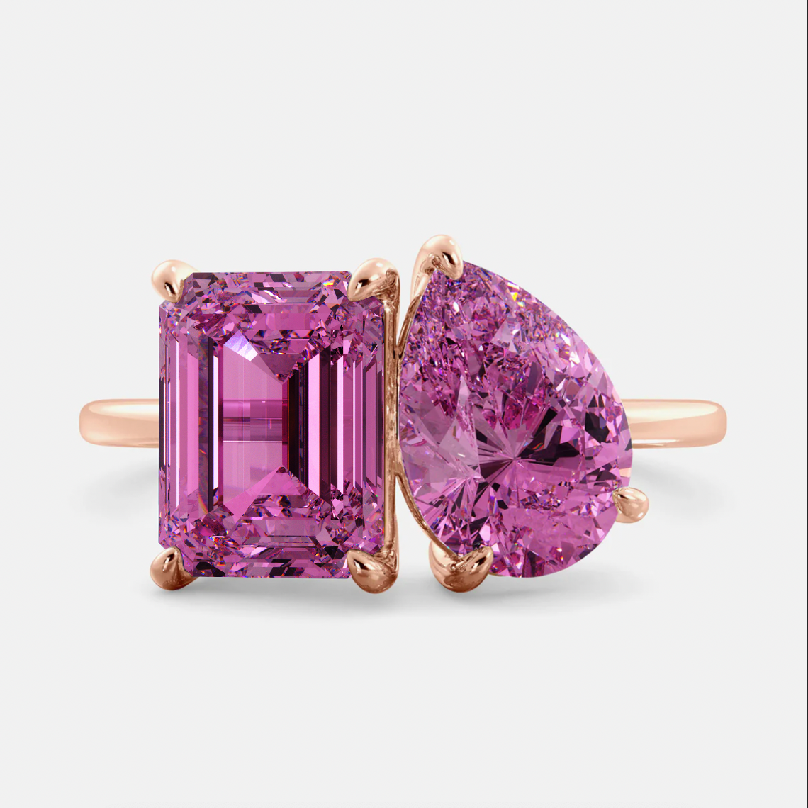 October Toi et Moi Ring