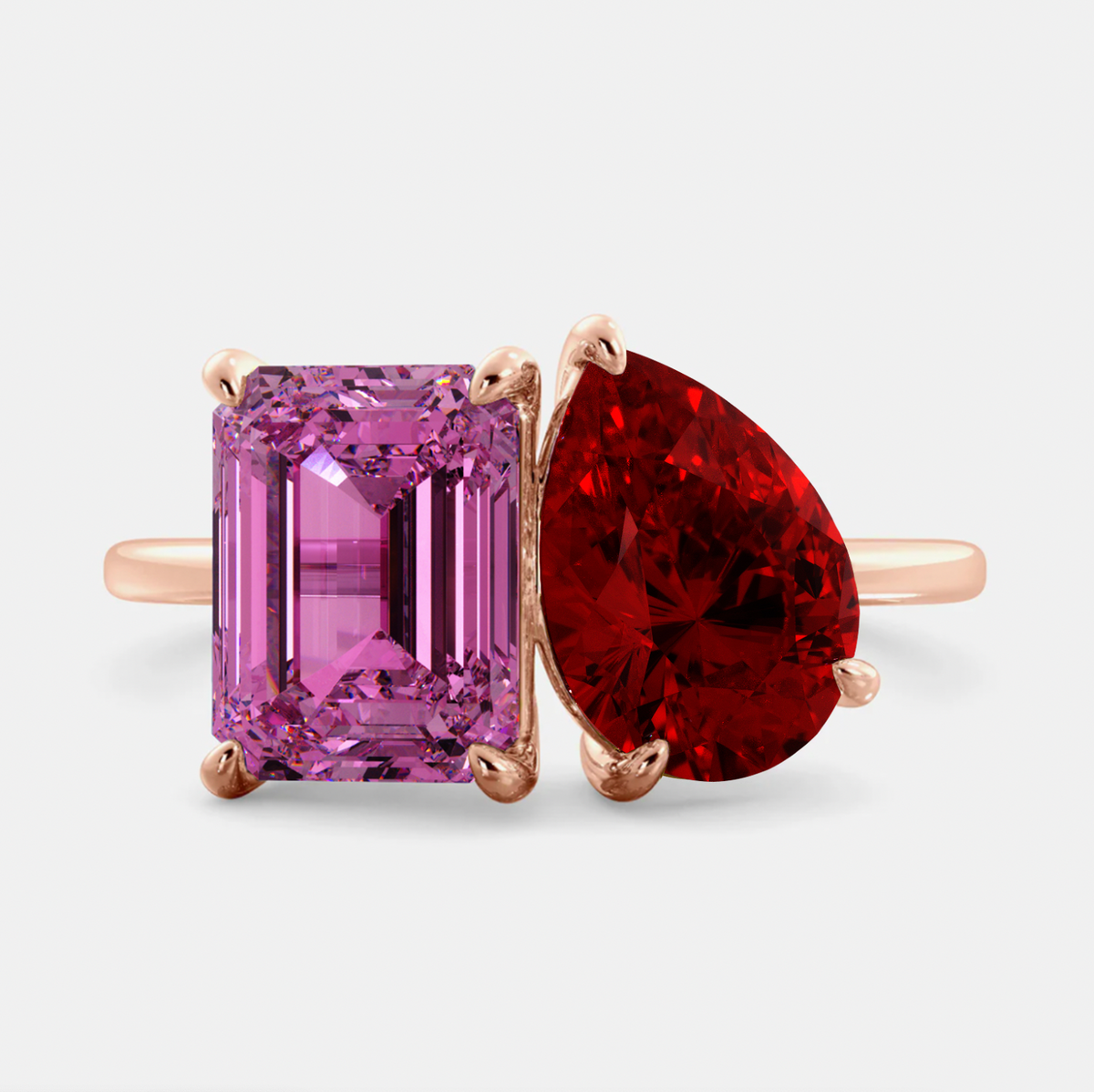 October Toi et Moi Ring