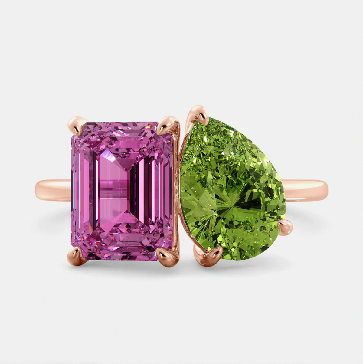 October Toi et Moi Ring