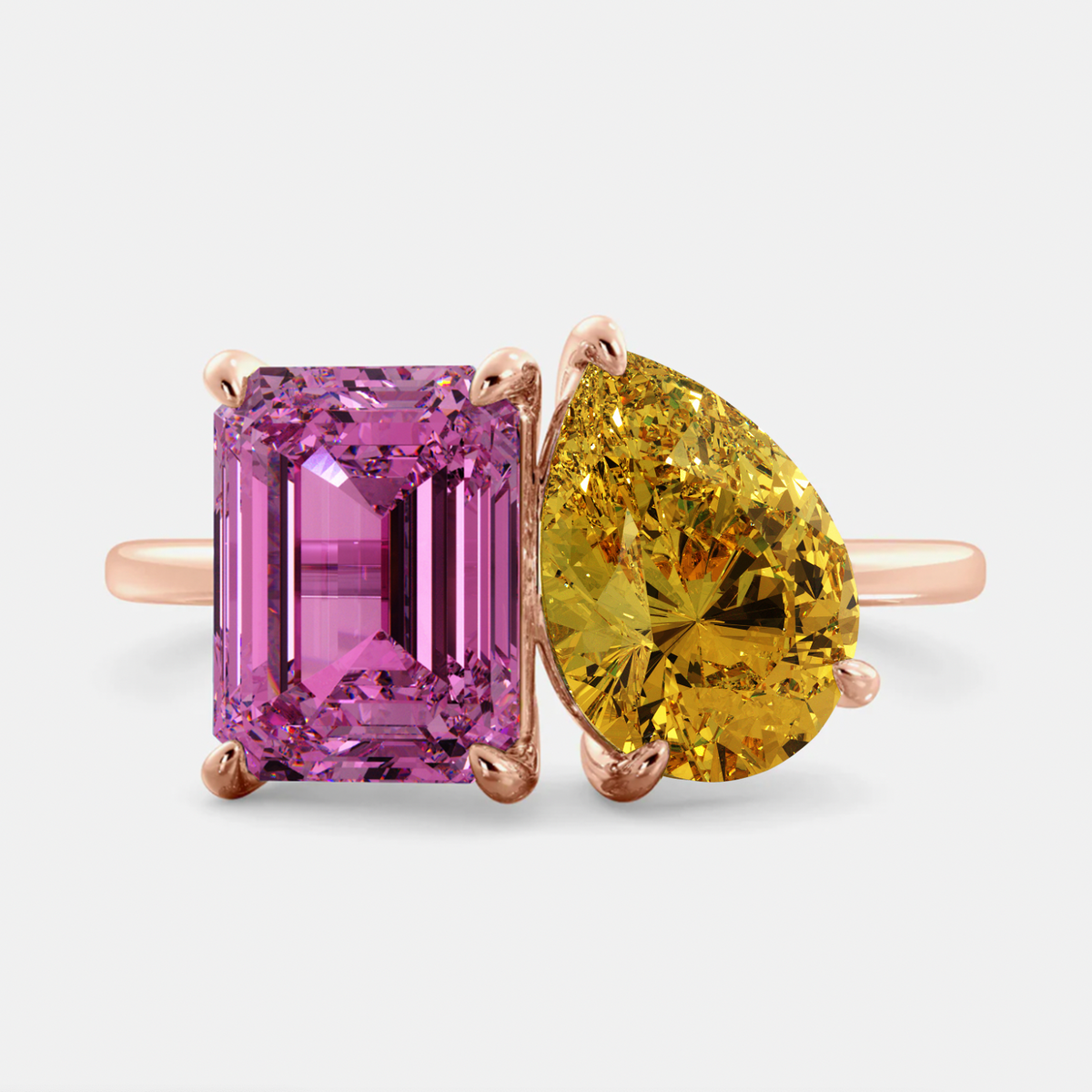October Toi et Moi Ring