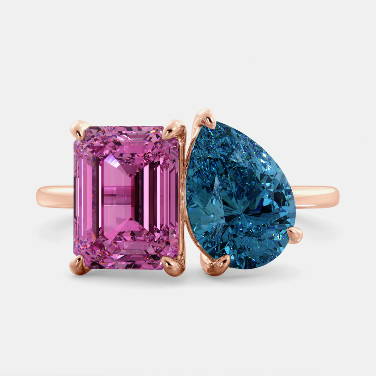 October Toi et Moi Ring