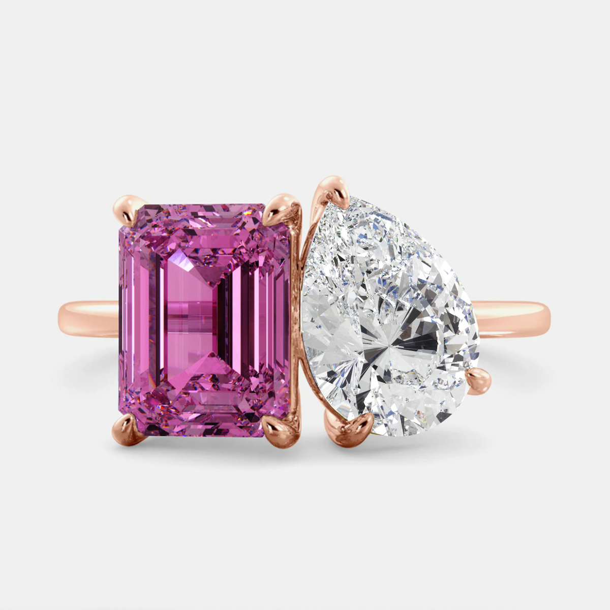 October Toi et Moi Ring