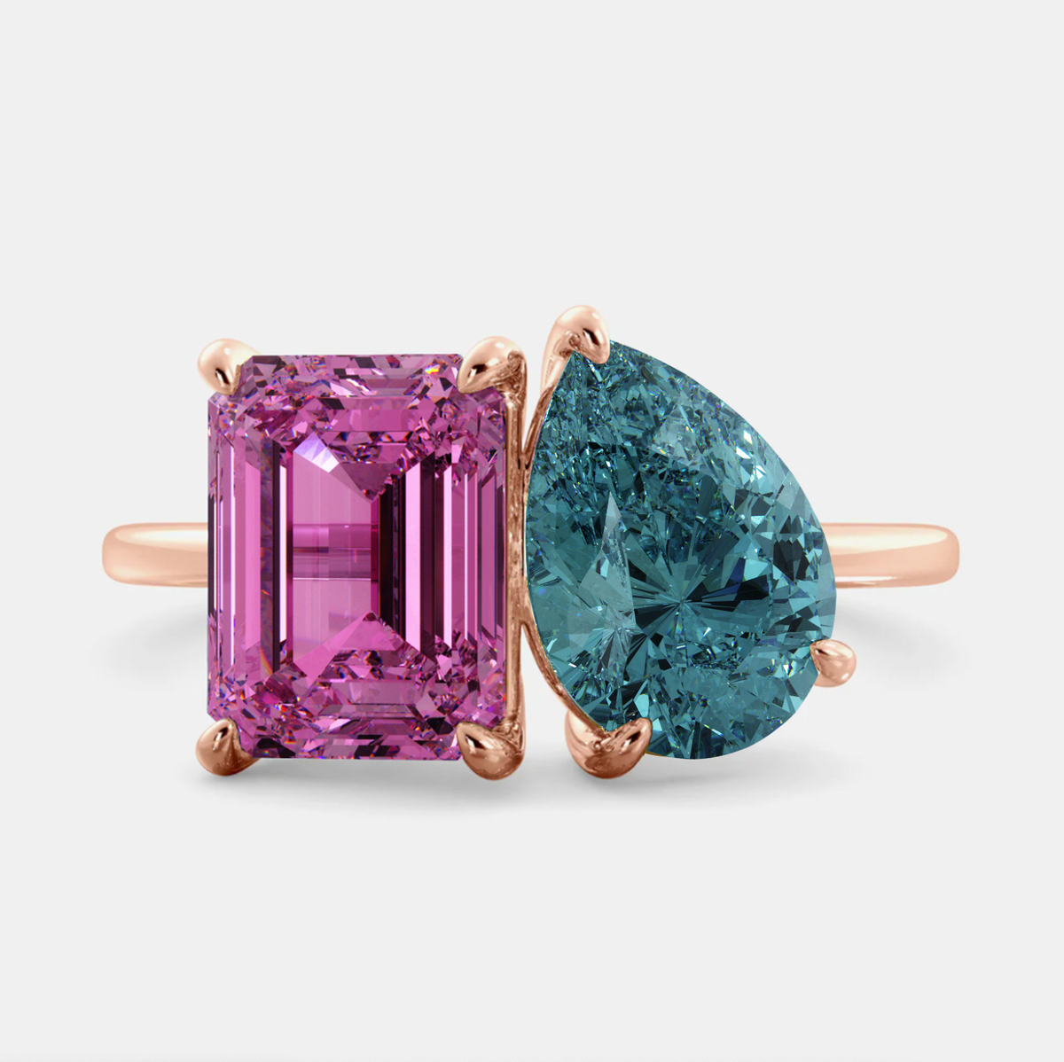 October Toi et Moi Ring