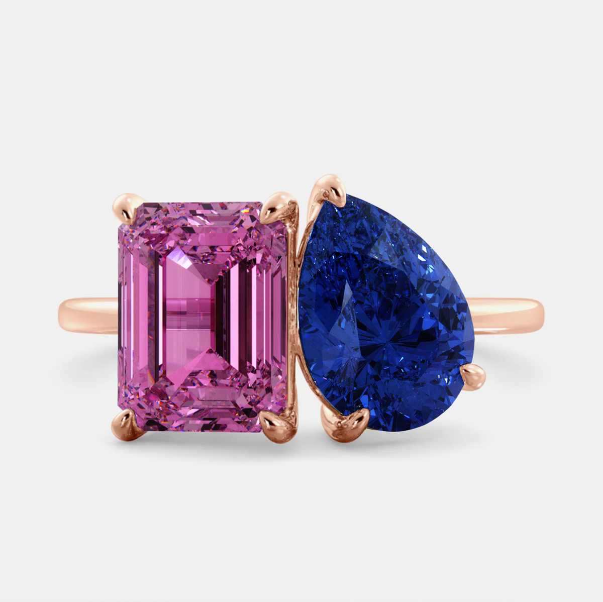 October Toi et Moi Ring