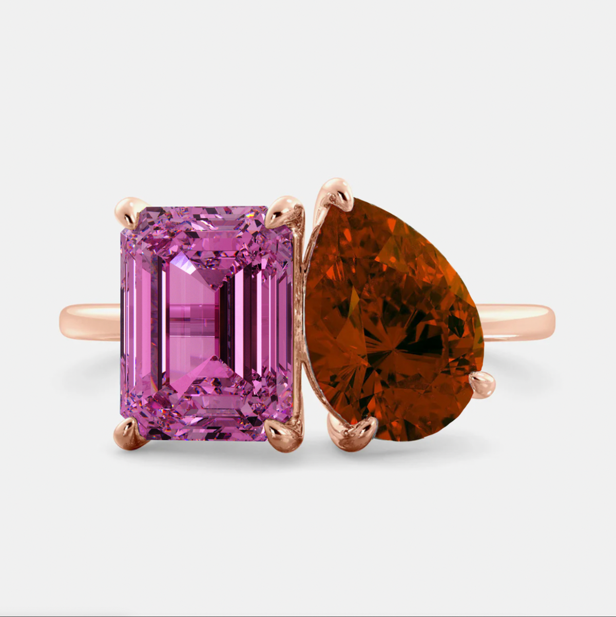 October Toi et Moi Ring