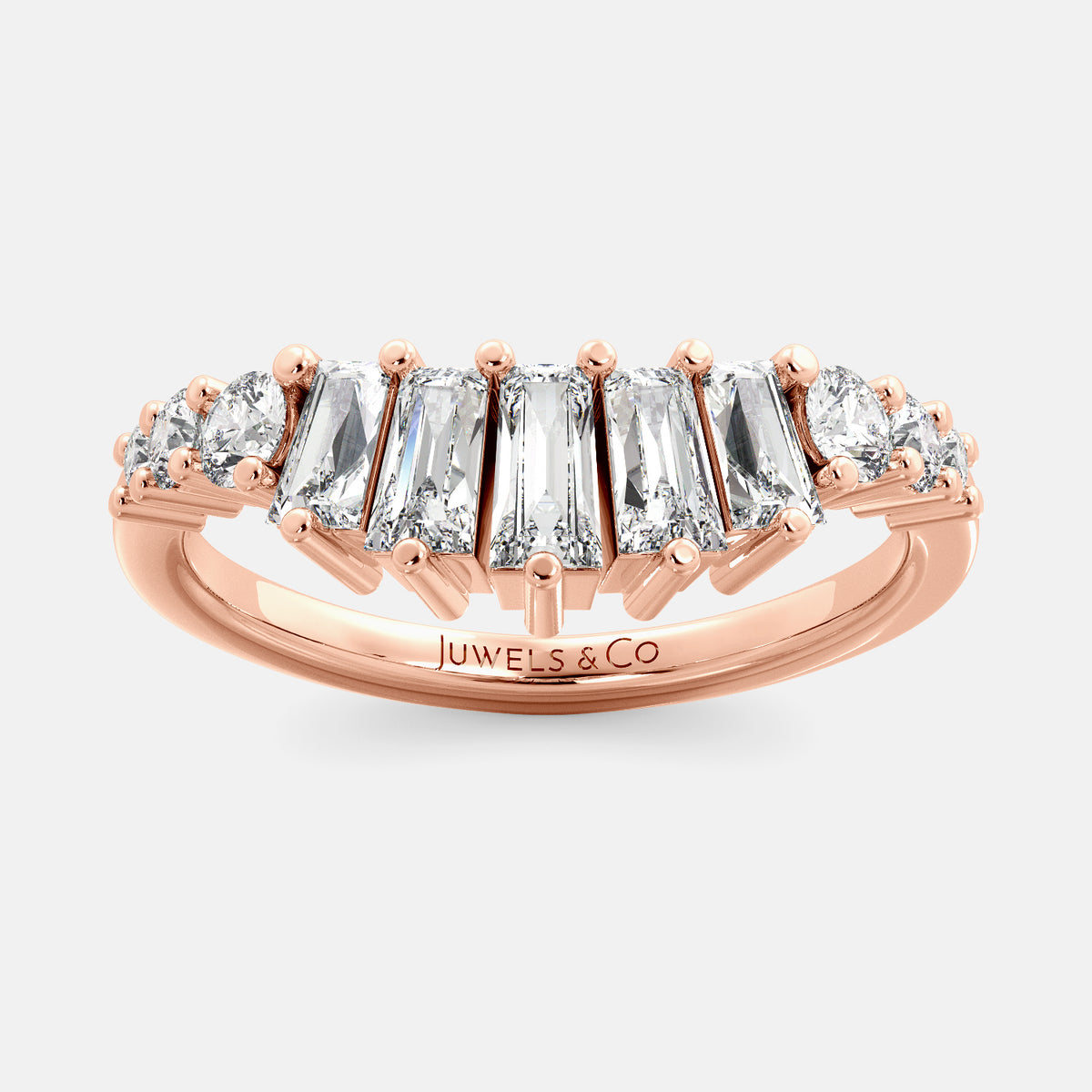 Sunbeams Shadow Band Ring