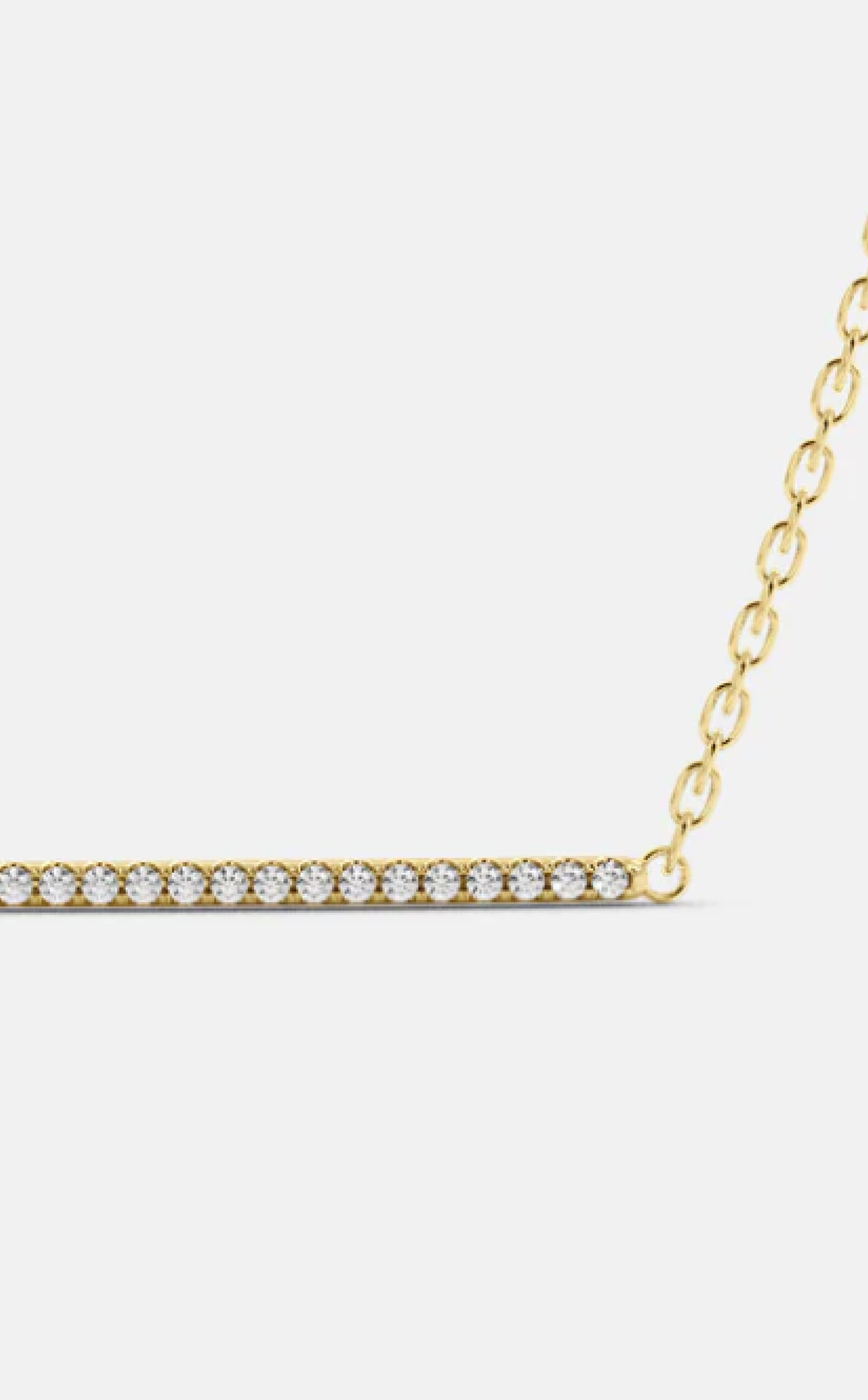 Juwels&Co Celeste Necklace 14K yellow gold with round diamonds