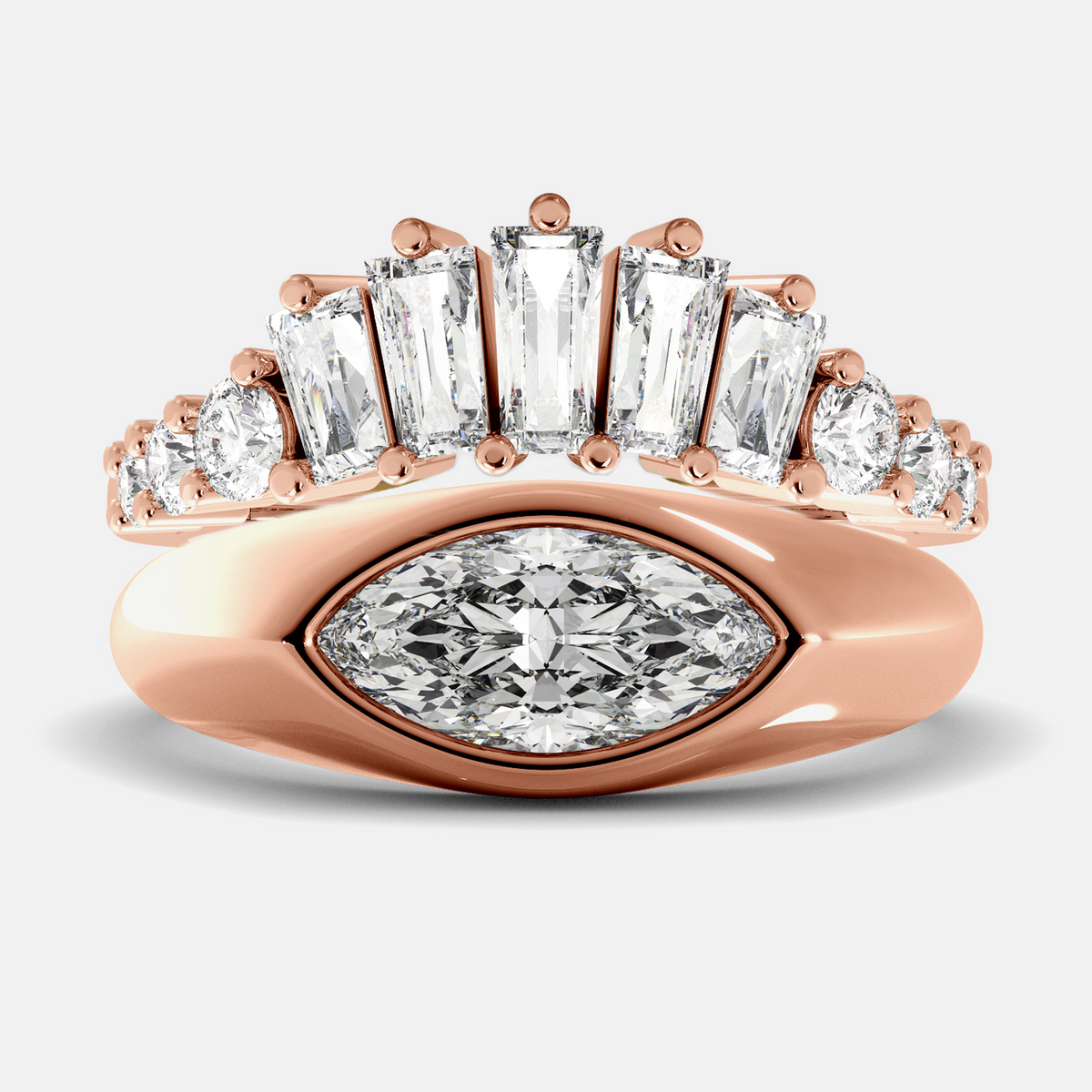 The Evil Eye Ring Set - Diamond