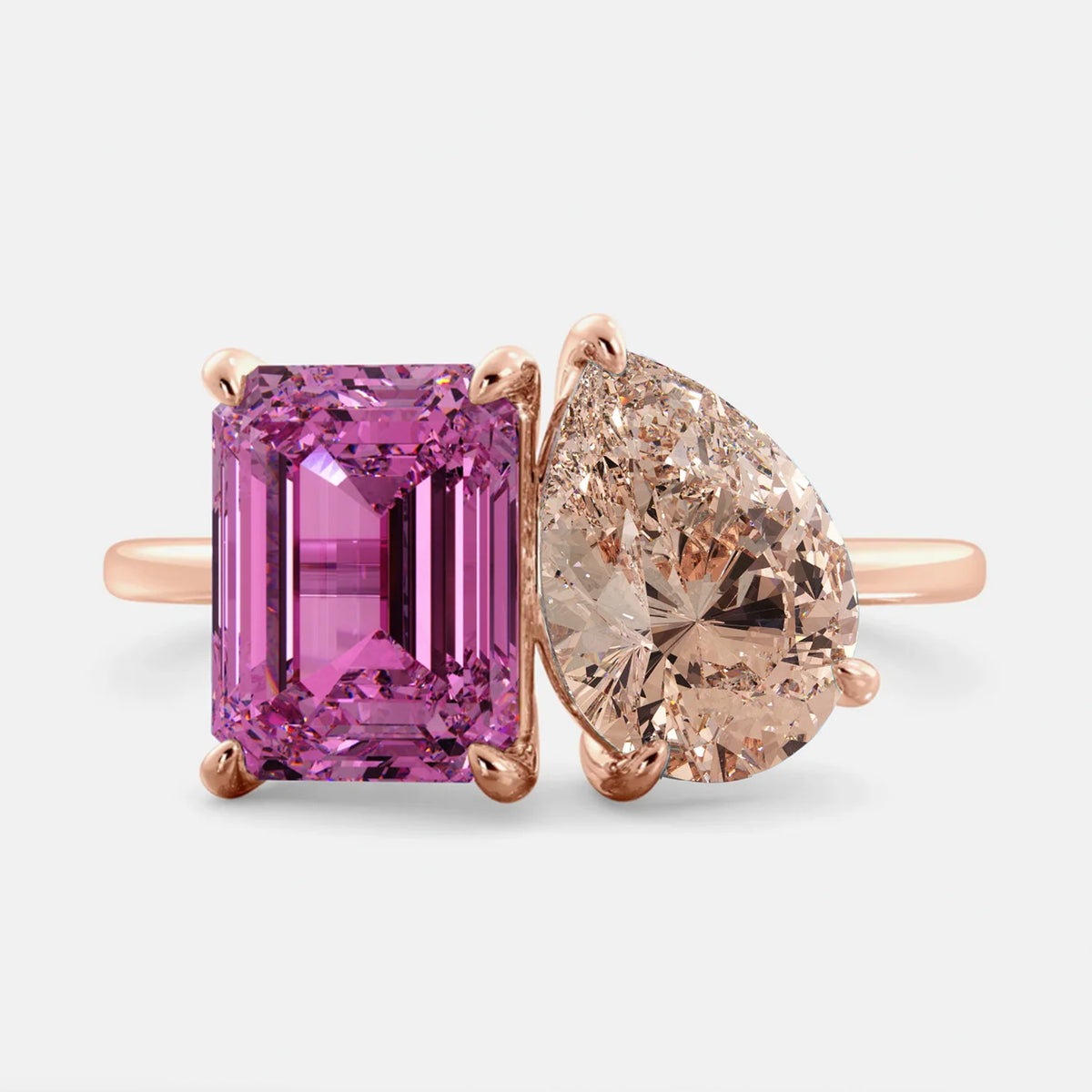 October Toi et Moi Ring