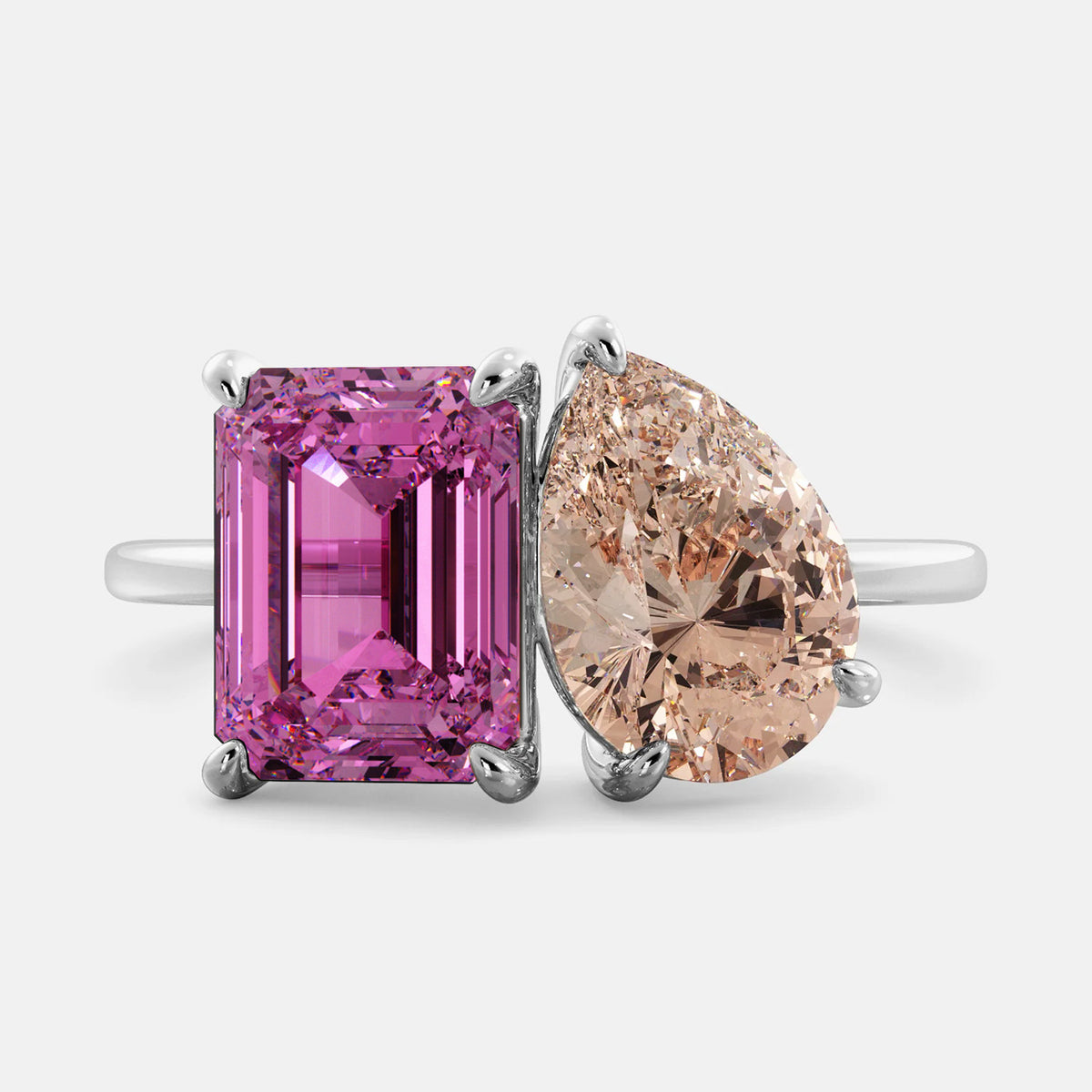 October Toi et Moi Ring
