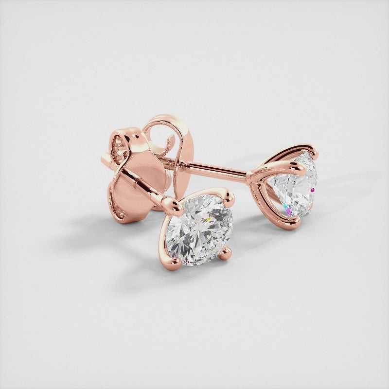 Effy 14K Rose Gold Rose Quartz and Diamond Drop Earrings – effyjewelry.com