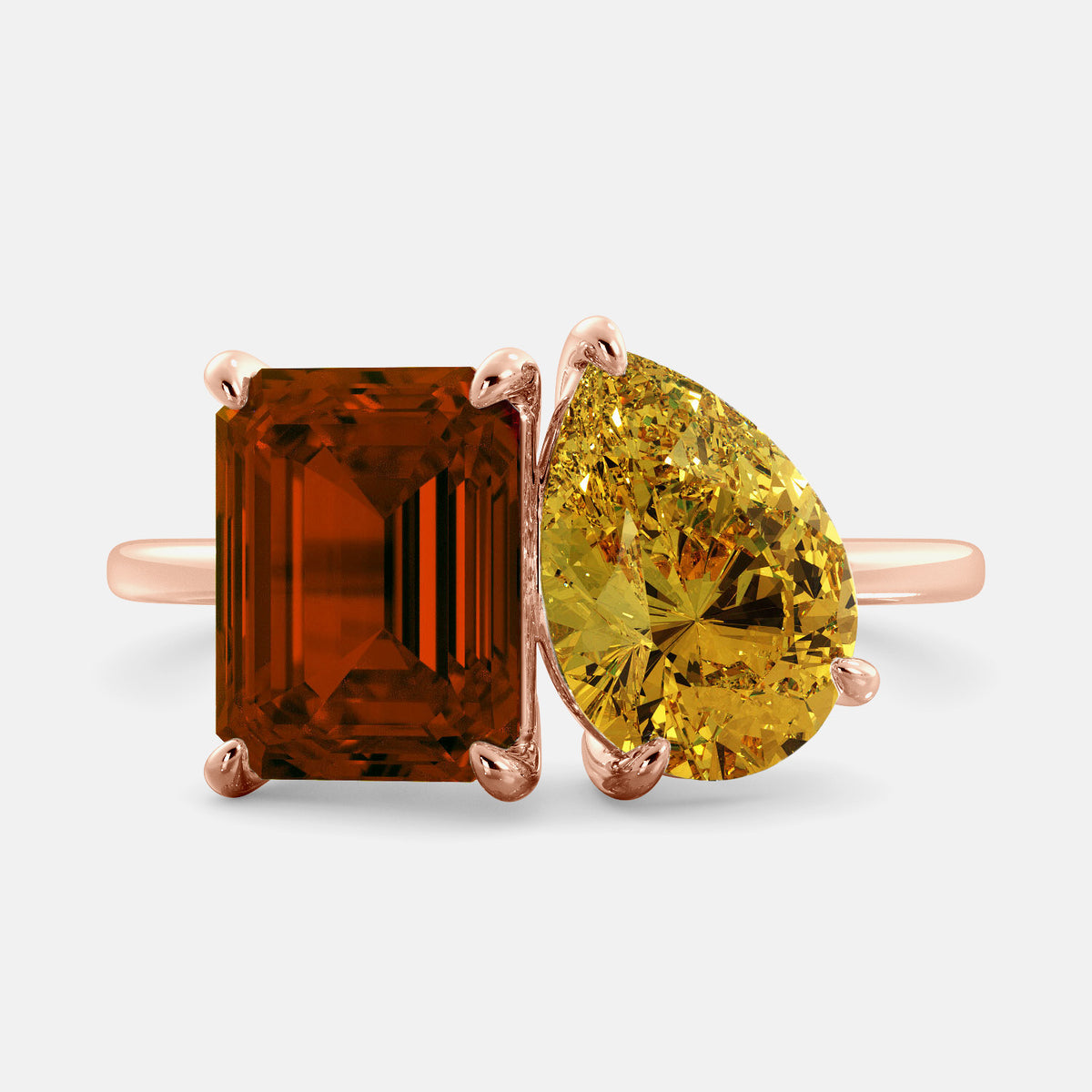 January Toi et Moi Ring