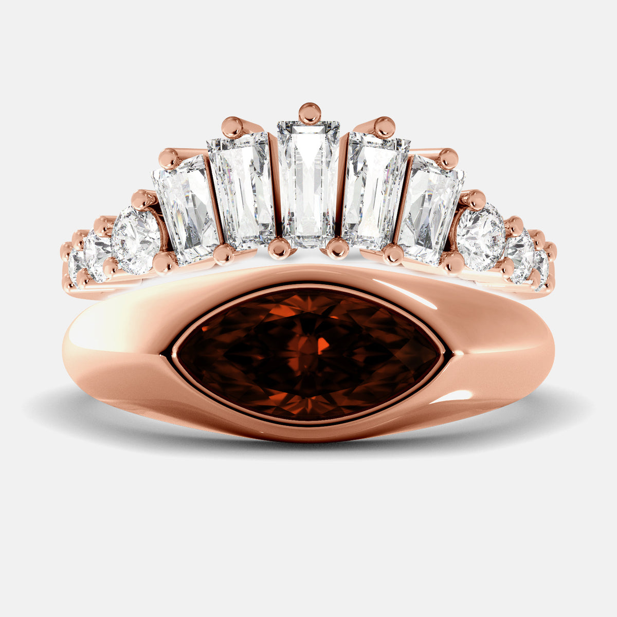 The Evil Eye Ring Set - Diamond