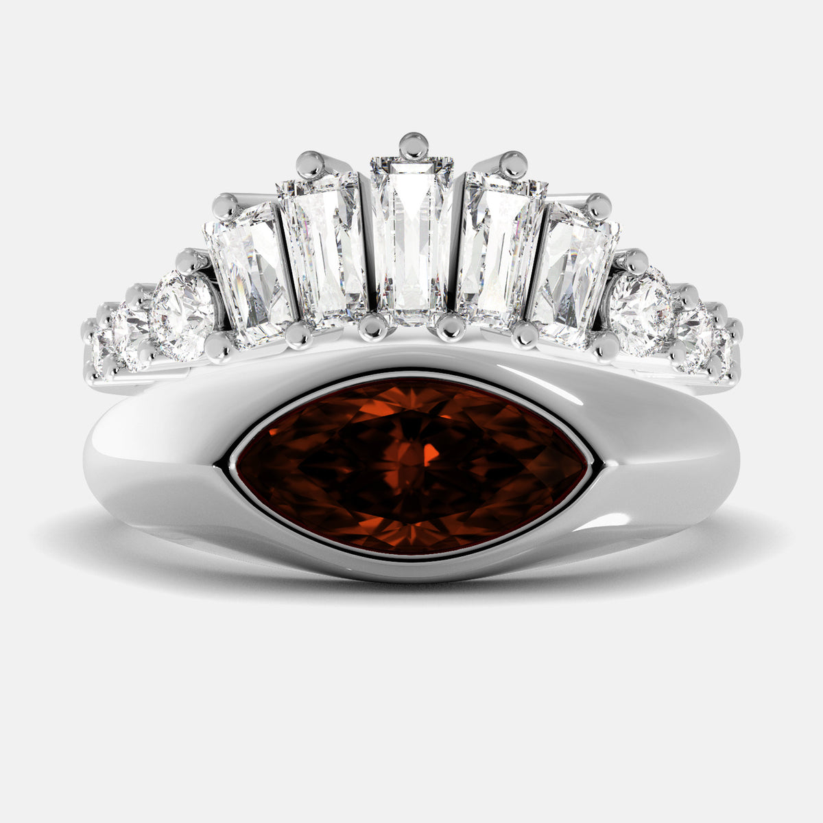 The Evil Eye Ring Set - Diamond